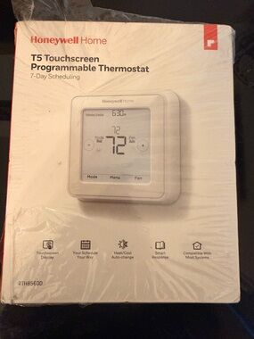 Honeywell Home T5 Touchscreen Programmable Thermostat - White